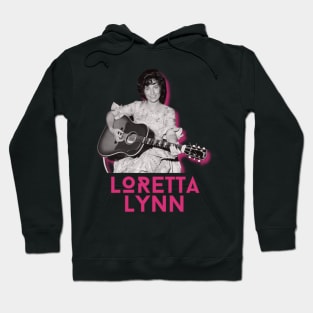 Loretta lynn 1970s retro Hoodie